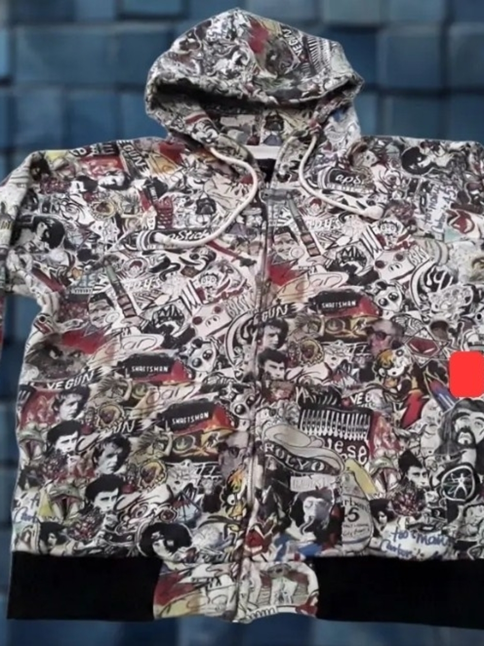 Mishka Multicolor Graphic Zip-Up Hoodie